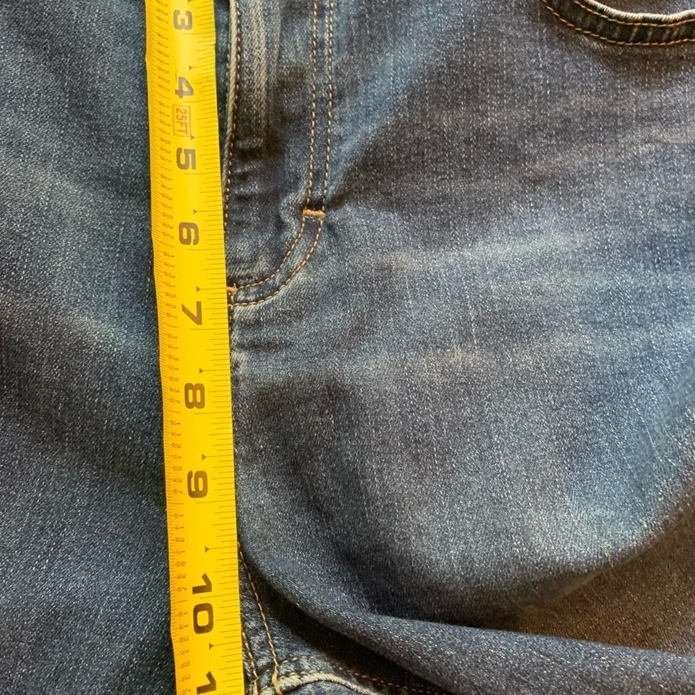 Vintage Y2K Lee Capri Jeans Size 12 32" Waist Denim Pants Womens - Picture 8 of 12